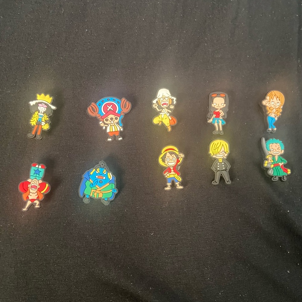 One Piece croc charms